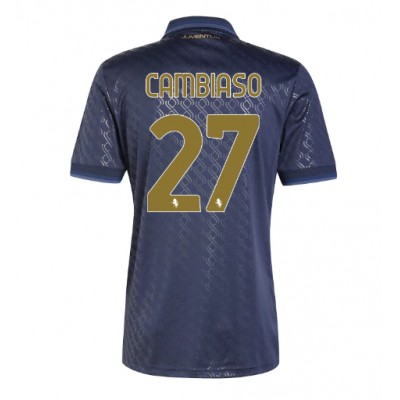 Dres Juventus Andrea Cambiaso #27 Rezervni 2024-25 Kratak Rukav Dres Juventus Andrea Cambiaso #27 Rezervni 2024-25 Kratak Rukav
